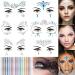Self-Adhesive Rhinestone Face Gems Set - 6 Sets + 15 Colors 900pcs Face Jewels for Makeup, Music Festivals - Women, Men, Kids - Buy Online on SooperMarket.com