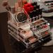 Cq acrylic Clear Makeup Organizer & Storage 4 Drawers - Set of 2 | Cosmetic & Jewelry Display Case for Beauty Skincare Products - Buy Online on SooperMarket.com