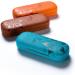 FEFI Hardcase Glasses Case - Nature Embossed Flower Design in Brown | Durable & Stylish Eyewear Protection - Buy Online on SooperMarket.com