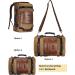 KAUKKO Canvas Khaki Outdoor Travel Backpack for Men - Hiking Camping Rucksack - Buy Online on SooperMarket.com