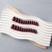 Dark Red Press On Nails - Medium Short Square & Ballerina Coffin Shape | 24 PCS Glossy Acrylic Fake Nails | Xcreando Spring Summer Collection - Buy Online on SooperMarket.com