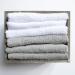 Brielle Home 6-Piece Washcloth Set in Wooden Crate - Grey & White - Buy Online on SooperMarket.com