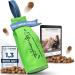 Ostfriesenpfoten - extremely durable feed bag 'Enno' |Without metal eyelet |Neongr n |Size L |Suitable for all dog breeds - washable feed dummy including eBook for your agility training