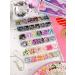 36 Color Nail Sequins - Kalolary 3D Nail Art Flakes Glitter Paillettes for Valentine s Day DIY Nail Decoration - Buy Online on SooperMarket.com