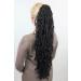Voluminous Kinky Curly Ponytail Hairpiece - Long Braided Extensions in Black N838-1 | Shop Internationally - Buy Online on SooperMarket.com