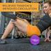 Maximo Fitness Fascia Roll - Medium Hard Massage Roller for Spine Back Legs & Arms (45x15 cm) - Ideal for Yoga Pilates & Post-Sport Recovery - Purple - Buy Online on SooperMarket.com