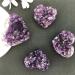 Natural Heart Shape Amethyst Quartz Crystal Cluster Geode Gemstone Specimen Collections Home Decor Valentine's Day Gift 2-3cm Rocks (Size : 3-4cm) - Buy Online on SooperMarket.com