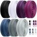 35 Yards/7 Pieces Assorted Colors 5 Nylon Coil Zippers  Mixed Sewing Zippers with 70 Pieces Zipper Sliders Zipper Heads for DIY Sewing Tailor Craft Supplies (Cold Color) Cold Colors