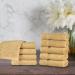 Premium Egyptian Cotton 10-Piece Face Towel Set - Quick Dry & Absorbent Small Towels for Facial Spa - Guest Bath Essentials - Gold Washcloth (10-Pack) - Buy Online on SooperMarket.com