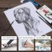 Galart Supplies Charcoal Drawing Set - 12 Piece Pre-Sharpened Pencils for Artists and Beginners | Soft, Medium, Hard, and White Charcoal Pencils for Drawing, Shading, and Sketching with Organizer Tray - Buy Online on SooperMarket.com