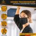 Buy Charlemain 50x Black Medical Masks - EN 14683 Type IIR BFE 99.9% Latex-Free 3-Layer Protection | International Shipping - Buy Online on SooperMarket.com