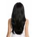 WIG ME UP GF-W2274-1 Jet Black Long Straight Ladies Wig with Sexy Bangs - Shop Now for International Shipping - Buy Online on SooperMarket.com