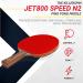 Killerspin Jet800 Speed N2 Ping Pong Paddle with Red/Black Storage Case - Buy Online on SooperMarket.com