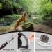 WIGZI Durable Gel Handle Retractable Dog Leash - Rust Proof, Reflective Tape, EZ Lock - L Black - Buy Online on SooperMarket.com