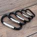 Temlum Aluminum Carabiner Hooks - D Shape Clip with Snapping Lock for Camping Hiking & Travel - 10 Pack (5.8 cm/2.3 in Black) - Buy Online on SooperMarket.com