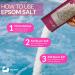 Eco Bath London Derma Bittersalz 500g - Sandalwood & Bergamot Magnesium Bath Salt for Post-Workout Relaxation - Buy Online on SooperMarket.com
