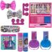 Barbie Townley Girl Makeup Backpack Set - Lip Gloss, Nail Polish, Hair Bow & More for Kids Ages 3+ | Perfect for Parties, Sleepovers & Makeovers - Buy Online on SooperMarket.com