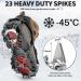 Miracol 23/24-Spikes Stainless Steel Ice Cleats for Men and Women - Anti-Slip Traction Grips for Snow Shoe, Ski, Fishing, Climbing - Black X-Large - Buy Online on SooperMarket.com