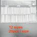 JZK 240x XXXL Clear Half Cover Extra Long Square Nail Tips For Acrylic Extensions No C Curve False Nail Tips Long For Gel And Acrylic Nails 3XL Finger Nail Extension Tips - Buy Online on SooperMarket.com