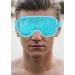Blue Gel Eye Mask Cooling and Warming Treatment for Tired Puffy Eyes Headaches Hayfever Dry Eyes Reversible Design Silicone Velvet Adjustable Straps - Buy Online on SooperMarket.com