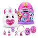 Rainbocorns Eggzania Surprise Mania Mystic Elle the Unicorn - Collectible Plush - Over 20 Surprises Inside 28 cm Cuddle Plush Stuffed Animal Wearable Accessories (Unicorn) Unicorn (Mystic Elle)
