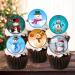 PRECUT Christmas Snowman Cupcake Toppers Mix Christmas Edible Cake Decorations Snowman Cake Toppers Xmas Cupcake Decoration Cute Snowman Cup Cake Topper (12) - Buy Online on SooperMarket.com
