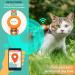 Cat Harness and Leash Escape Proof for Walking Travel Outdoor - Soft Nylon Adjustable Cute Cat Harness Leash Set with Airtag Holder for Small Large Cats Neck:7.6"-12" chest:10.6"-18" Orange - Buy Online on SooperMarket.com