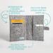 Mother Pass Protective Cover | Felt Organizer for Vaccination Pass Ultrasound Pics & Insurance Card - Loving German Design - Buy Online on SooperMarket.com