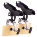 Fishing Boat Rod Holder with Large Clamp Opening 360 Degree Adjustable Fishing Rod Stand Foldable Holder Rh20 2 Pack