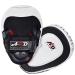 ARD Gel Punch Mitts Cowhide Leather Boxing Punching MMA Training Kickboxing, Striking, Muay Thai Focus Pad white