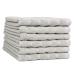 6 Pack Luxurious Soft Hotel &Spa Quality 100% Cotton Washcloth Face Towels Set for Bath 12x12 inch(Grey)