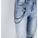 ARZASGO Unisex Heavy Duty Punk Chains for Pants - 2-Layer Hip Hop Trousers Jeans Chain with Lobster Clasps - Multi-layer Belt Chains for Wallet Keys - Buy Online on SooperMarket.com