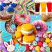 Premium Cyan Food Coloring - 160ml Sugar-Free Liquid Dyes for Cakes Baking Cookies Macarons DIY Slime & More | International Shipping Available - Buy Online on SooperMarket.com