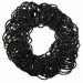 Iconikal Simple Pampering Non-Metal Elastic Hair Ties Bulk Pack - Black 180-Count | 4mm Thick - Buy Online on SooperMarket.com