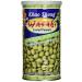 Khao Shong peanuts with Wasabi crisp peanuts in a sharp dough coat medium sharpness crispy snacks for on the go (1 x 350 g can) 350 g (1 -pack) peanuts with wasabi