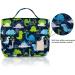 Men's Hanging Travel Toiletry Kit Bag - Waterproof Organizer with Dinosaur Cartoon Design - Blue - Buy Online on SooperMarket.com