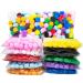 1000 Pieces 1 Inch Pom Poms for Crafts 10 Assorted Colors Separated by Bag Pom Poms Best Puff Balls