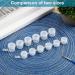 150 Strips 900 Pots Empty Paint Strips Paint Cup Pots Mini Strips Clear Plastic Storage Containers with Lids Art Painting Craft Supplies for Classrooms Schools Paintings Art Festivals (3 ml) - Buy Online on SooperMarket.com