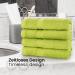 8-Piece Apple Green Towel Set - Soft & Absorbent - 50x100 cm - Perfect for International Shipping - Buy Online on SooperMarket.com