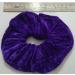 AADYA Pair of Extra Large (15CM) Velvet Hair SCRUNCHIES Elastic Scrunchy Hair BOBBLES (Purple) - Buy Online on SooperMarket.com
