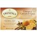 Twinings Herbal Tea Orange & Cinnamon Spice Naturally Caffeine Free 20 Individual Tea Bags 1.41 oz (40 g)