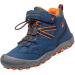 Mishansha children's hiking shoes non-slip lightweight trekking hiking boots for boys girls size 24-38 35 EU blue