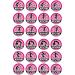 24 personalised edible Gym gymnastics Gymnast Girls pink kids childrens party decorations Iced Icing CupCake Toppers - Buy Online on SooperMarket.com