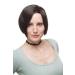 Buy Sexy Dark Brown Asymmetrical Bob Wig for Women | Short Hair Wig - 1248-4 | International Shipping - Buy Online on SooperMarket.com