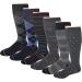 Dr. Motion Men 6-Pack Compression Knee High Socks - Assorted Designs - Buy Online on SooperMarket.com