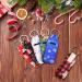 6 Pack Christmas Lipstick Holder Keychains - Neoprene Protective Cases for Lip Balm & Lipstick | Perfect Gift for Girls & Women - Buy Online on SooperMarket.com