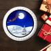 PRECUT 7" Christmas Cake Topper Christmas Snow Scene Edible Christmas Cake Decorations Santa Cake Toppers Xmas Cake Decoration Round Christmas Cake - Buy Online on SooperMarket.com
