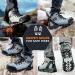 Foxelli Men's Waterproof Suede Hiking Boots - Breathable, Comfortable & Lightweight - Size 9.5 Grey - Buy Online on SooperMarket.com