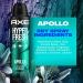 AXE Apollo Deodorant Spray - 48 Hour Odor Protection | Fresh Sage & Cedarwood | Aluminum-Free & Residue-Free | 4 oz - Buy Internationally - Buy Online on SooperMarket.com