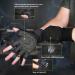 iHuan Ventilated Weight Lifting Gloves with Wrist Wrap Support - Full Palm Protection for Men & Women - Ideal for Weightlifting, Training, Fitness - Black (Large) - Buy Online on SooperMarket.com